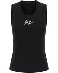 Balmain - Top Mit Druck " Paris" - Lyst