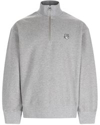 Maison Kitsuné - Logo Patch Sweatshirt - Lyst