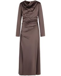 Jonathan Simkhai - Robe 'Odessa' en mélange d'acétate de chocolat - Lyst