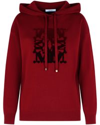 Max Mara - Wine Virgin Wollwolle Sweatshirt - Lyst