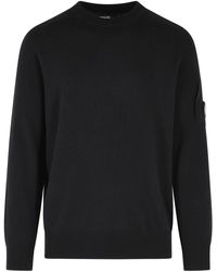 C.P. Company - Wool Blend Sweater - Lyst