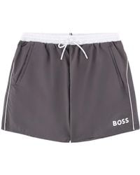 BOSS - Swimsuit With Logo - Lyst