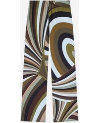 PUCCI - Stretch Viscose Pants With Iridescent Print - Lyst