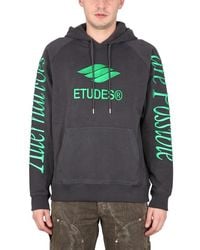 Etudes Studio - Sweatshirt With Logo Embroidery - Lyst