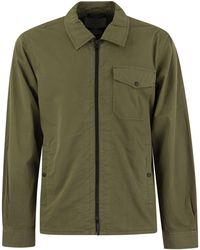 Woolrich - Kleidungsstück gefärbte Hemdjacke in reiner Baumwolle - Lyst