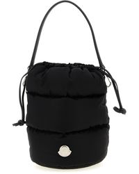 Moncler Caradoc Bucket Bag in Black | Lyst