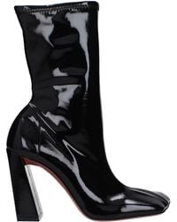 AMINA MUADDI - Stivaletti Marine Donna Tessuto Nero - Lyst