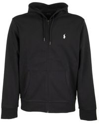 Polo Ralph Lauren - Double-Knitted Full-Zip Hoodie With Signature Embroidery - Lyst