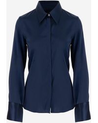 F.it - Stretch Silk Shirt - Lyst