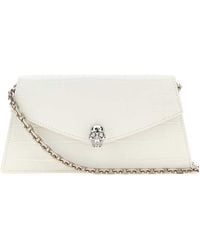 McQueen - Leather Mini Skull Crossbody Bag - Lyst