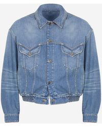Versace - Katoenen Spijkerjack - Lyst