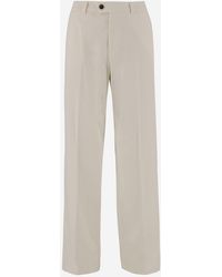 Berwich - Stretch Katoenen Zijden Broek - Lyst
