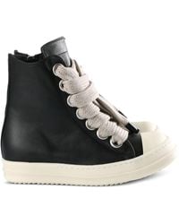 Rick Owens - Jumbolace Leather Sneakers - Lyst