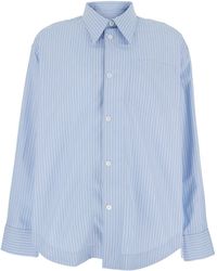 Ami Paris - Camisa A Rayas - Lyst