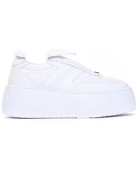 Giuseppe Zanotti - Weiße Plateau-Sneakers - Lyst