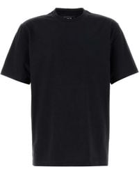 Y-3 - T-Shirt Met Korte Mouwen En Logoprint - Lyst