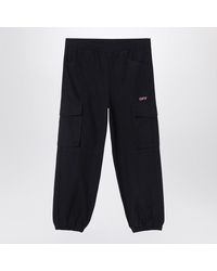 Off-White c/o Virgil Abloh - Jogging Cargo Trousers With Logo - Lyst