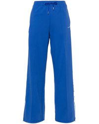 P.A.R.O.S.H. - Pantalones rectos con logo bordado - Lyst