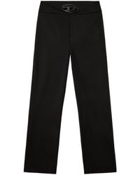 DIESEL - Wool Blend Trousers - Lyst