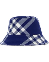 Burberry - Checked Tonal-Stitching Bucket Hat - Lyst