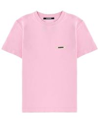 Jacquemus - Grosgrain Short Sleeve T-Shirt - Lyst