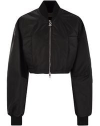 Sportmax - Avenue Drip Proof Twill Bomber Jacket - Lyst