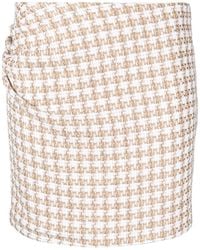 IRO - Garna Cotton Blend Silk Mini Skirt - Lyst