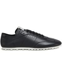 Marni - Leather Sneakers - Lyst