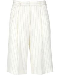 MSGM - Shorts Weiß - Lyst