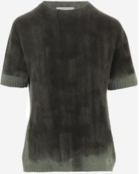 Oliver Lattughi - Cashmere T Shirt With Gradient Effect - Lyst
