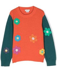 Stella McCartney - "Flowers" Crew Neck Pullover - Lyst