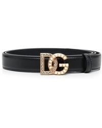 Dolce & Gabbana - Riemen Met Het Dg -logo - Lyst