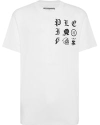 Philipp Plein - T-Shirt Round Neck Ss Gothic Plein - Lyst