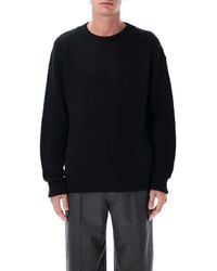 Lemaire - Pullover schwarz - Lyst