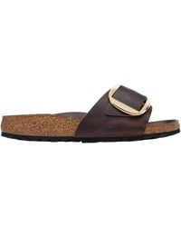 Birkenstock - Habana Madrid Bb Hex Oiled Leather Narrow Fit Sandals - Lyst