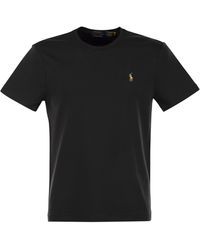 Polo Ralph Lauren - Custom Slim Fit Katoenen T -shirt - Lyst
