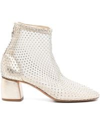 Forte Forte - Stiefeletten Mit Strassverzierung 55Mm - Lyst