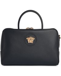 Versace - 'La Medusa Boston' Leather Bag - Lyst