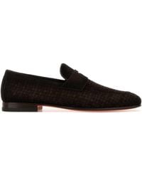 Santoni - Loafer Intrecciato - Lyst