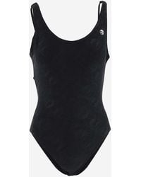 Karl Lagerfeld - One Piece Swimsuit With Logo - Lyst