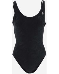 Karl Lagerfeld - One Piece Swimsuit con logotipo - Lyst