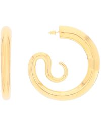 Panconesi - Extra Large Serpent Hoops Gold - Lyst