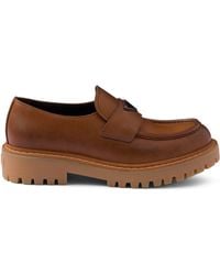 Prada - Leather Loafers - Lyst