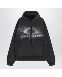Balenciaga - Faded Crayon Loop Oversize Hoodie - Lyst