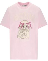 Ganni - Poodle T-Shirt - Lyst
