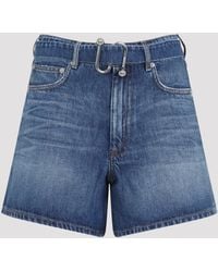 Sportmax - Medio Vintage Cotton Fiesta Denim Shorts - Lyst