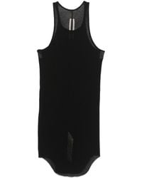 Rick Owens - Ribbed Tank Top - Lyst
