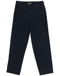 Woolrich - Cotton Carrot Trousers - Lyst