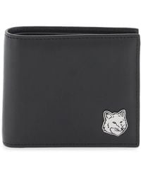 Maison Kitsuné - Fox Head BI Fold Wallet - Lyst