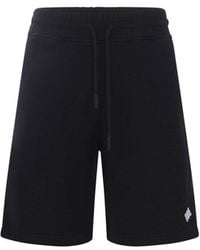Marcelo Burlon - Marcelo Burlon Cotton Basket Shorts - Lyst